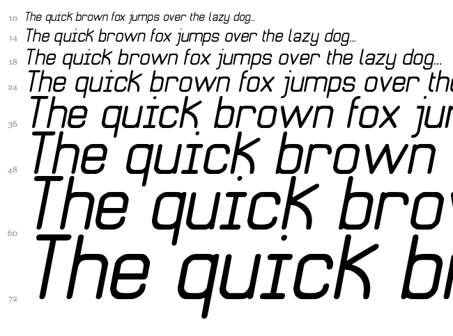 Litle Simple St font waterfall